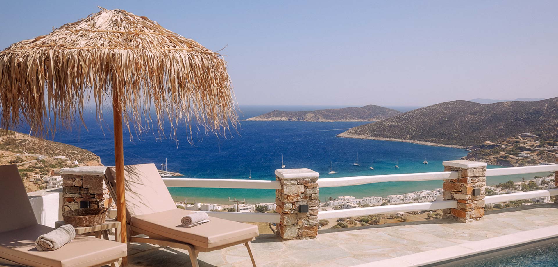Villas à Sifnos avec vue sur la mer