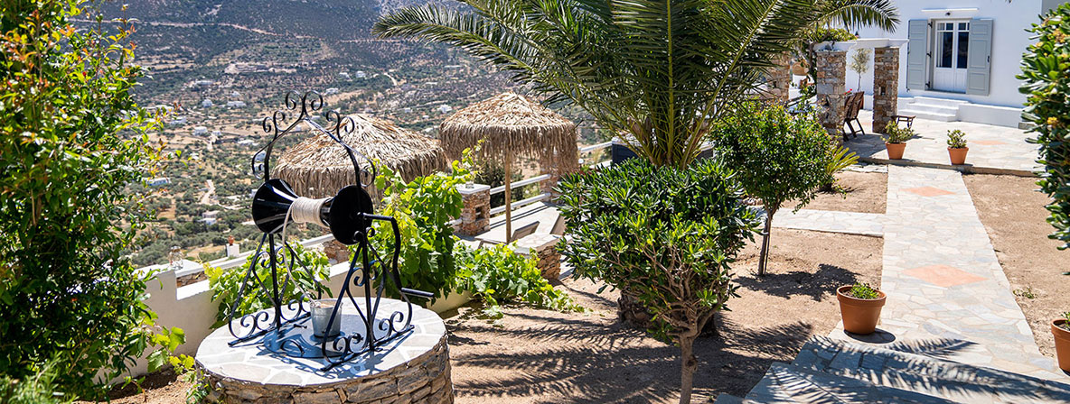 The garden of Pelagos Residence